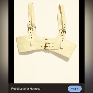 Suede Harness Bekt NWOT never worn